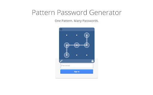 PPGen - Pattern Password Generator