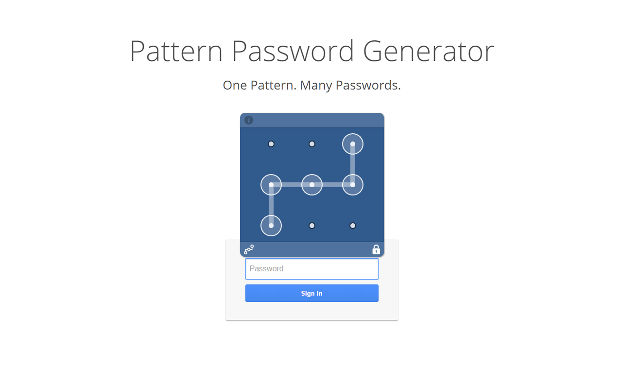 PPGen - Pattern Password Generator Preview image 3