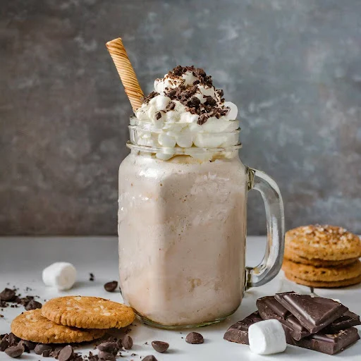 Marshmallow Thickshake [450 Ml, Mason Jar]