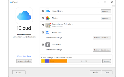 iCloud Bookmarks