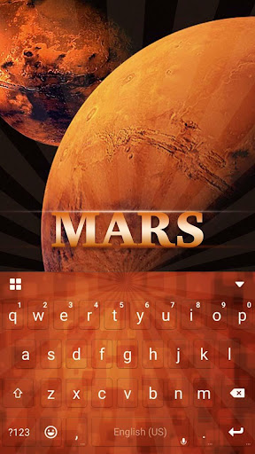 Mars Emoji Keyboard Theme