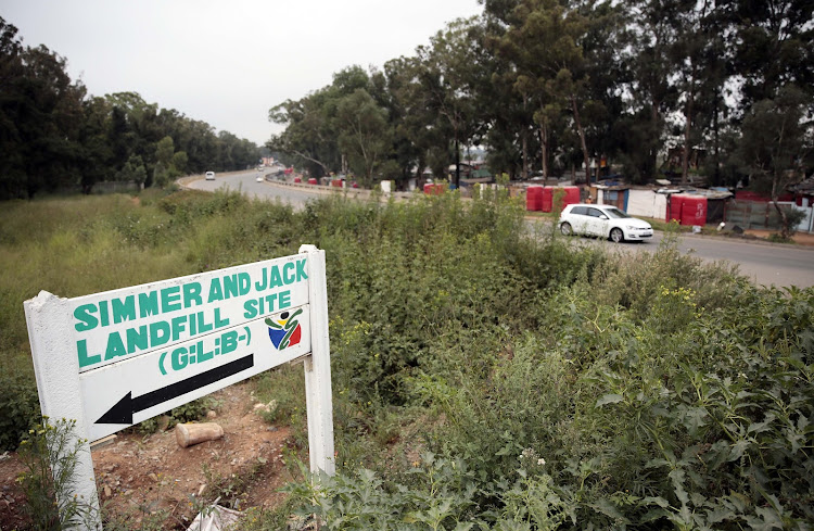 The dumpsite in Primrose, Germiston.