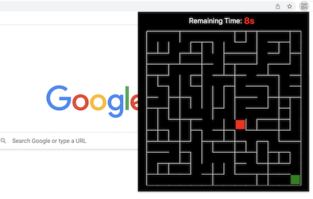 Maze chrome extension