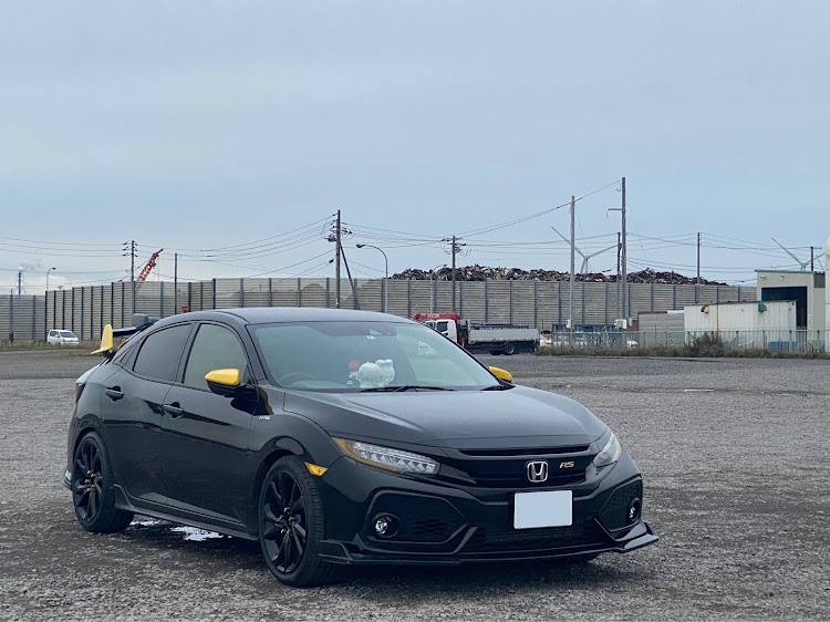 シビックのシビックハッチバック・FK7・札幌・ホイール塗装に関するカスタム事例の投稿画像1枚目