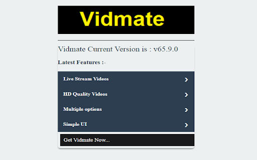 Vidmate for PC - Windows and Mac