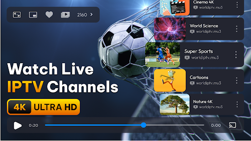 Screenshot M3U IPTV Smarters Player Lite