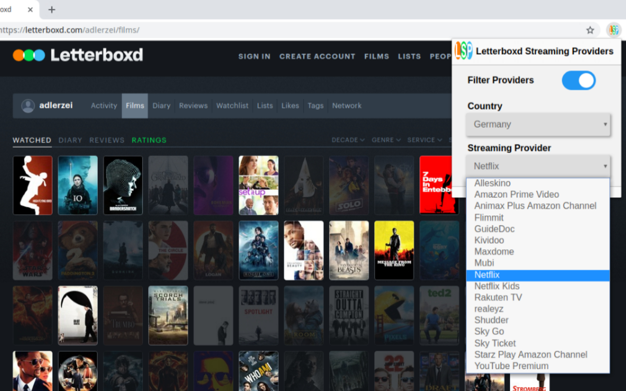 Letterboxd Streaming Providers Preview image 4