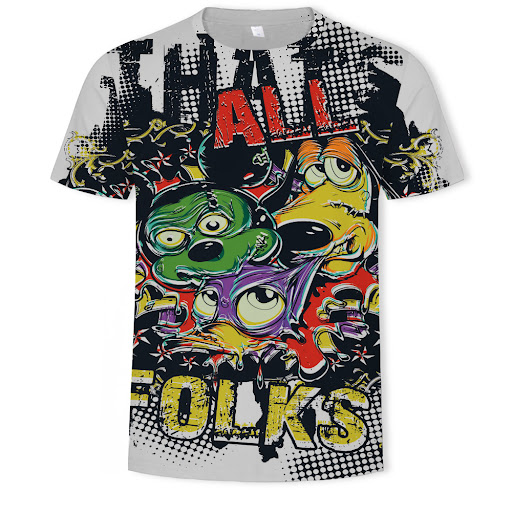 Title 19, Printed Casual Short-Sleeved t-Shirt Mens