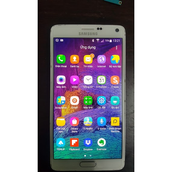 Điện Thoại Samsung Note 4 Cũ, 3Gb - 32Gb, Màu Trắng, N910U