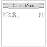 Noble Bake Food menu 1