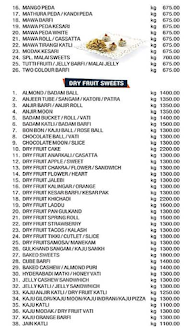 Ghasitaram's Vimannagar menu 3