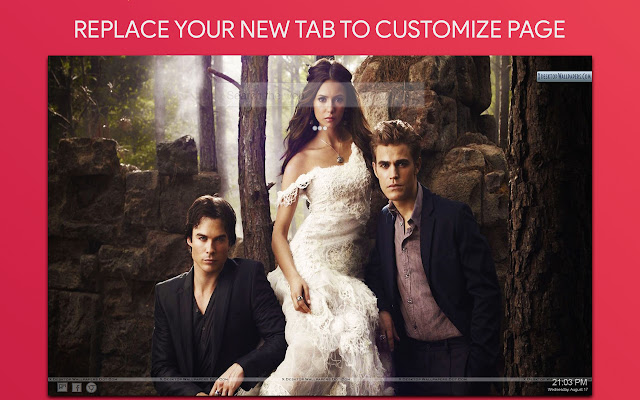 Vampire Diaries Wallpaper HD Custom New Tab