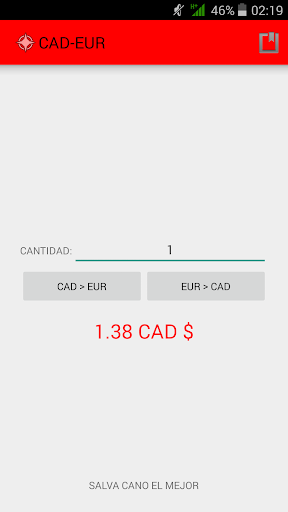 CAD - EUR