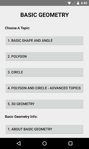 Basic Geometry