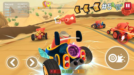 Télécharger Starlit On Wheels: Super Kart APK MOD (Astuce) screenshots 1