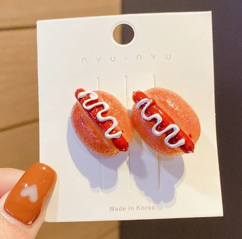 Internet Celebrity Food Barrettes Dames Zijclips voor Haar Leuke Accessoires voor een Unieke en Moderne Look