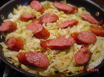 BONNIE'S CABBAGE AND SAUSAGES