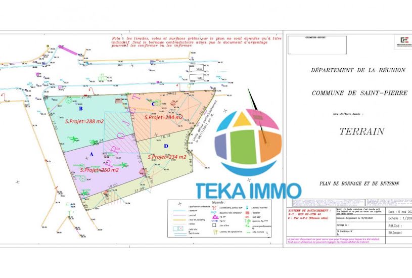  Vente Terrain à bâtir - à Ravine Des Cabris (97432) 