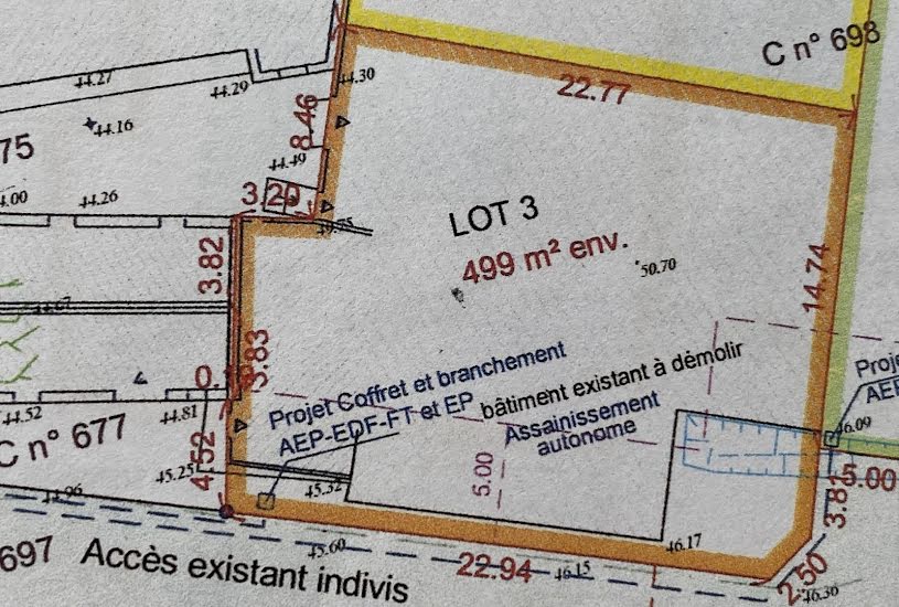  Vente Terrain à bâtir - 499m² à Arthon-en-Retz (44320) 