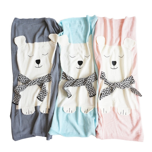Title 4, Baby knitted blankets for spring and autumn. So...