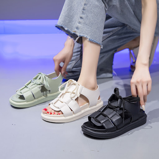 Title 2, Summer Niche Sports Flat Roman Womens Shoes Co...