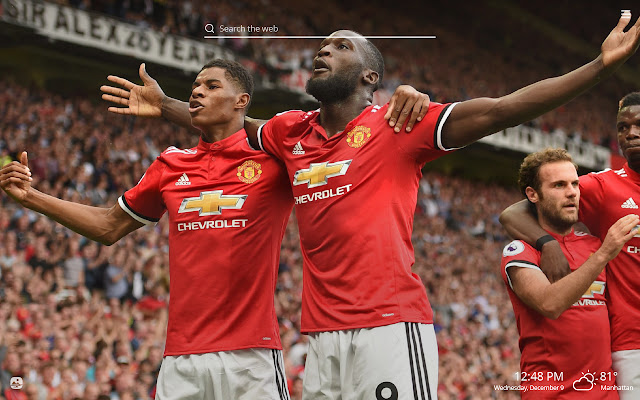 Manchester United FC HD Wallpapers New Tab