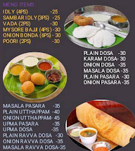 Jai Durga Tiffins menu 1