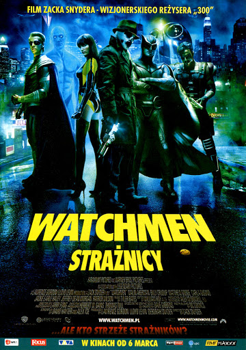 Przód ulotki filmu 'Watchmen. Strażnicy'