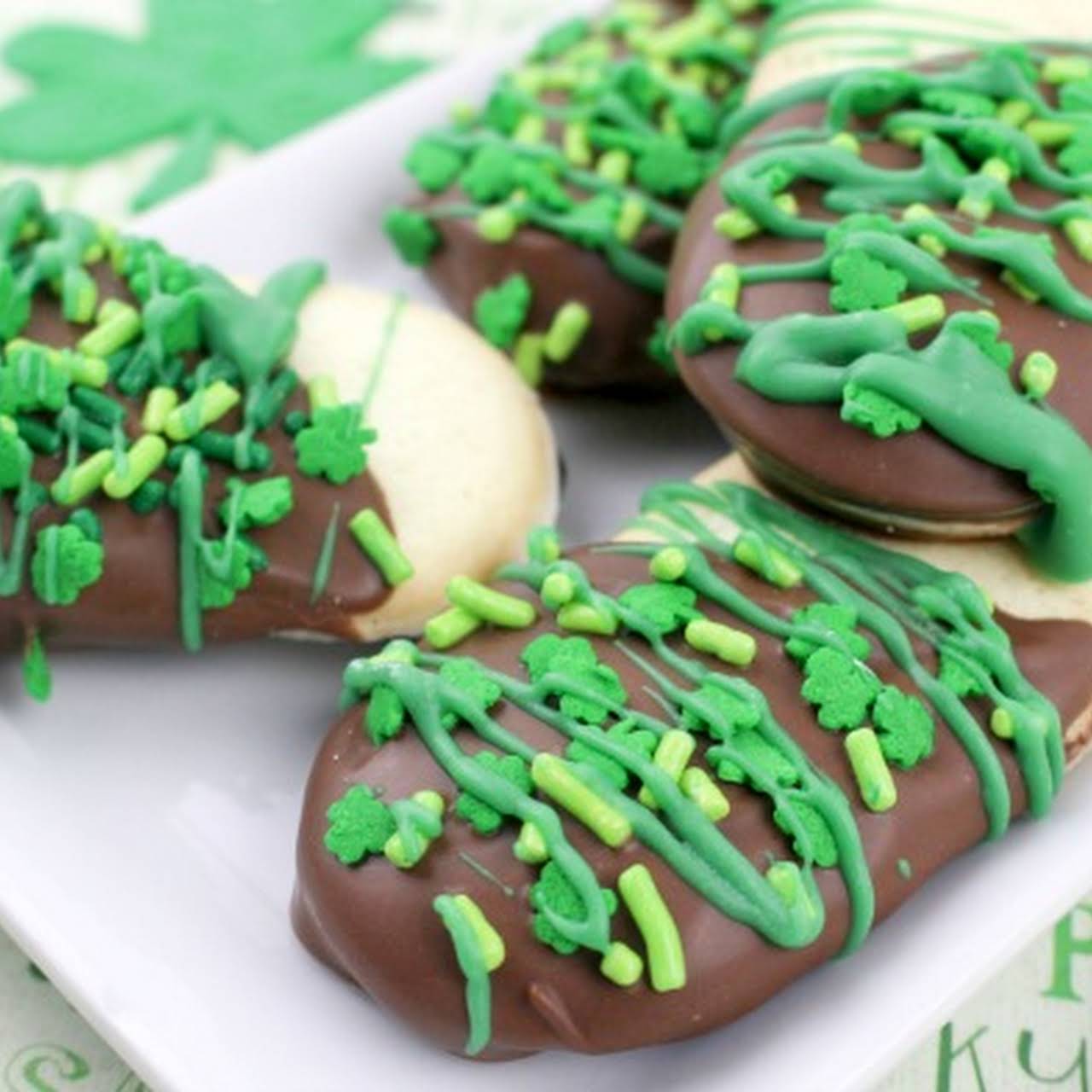 St. Patrick’s Day Milano Cookies