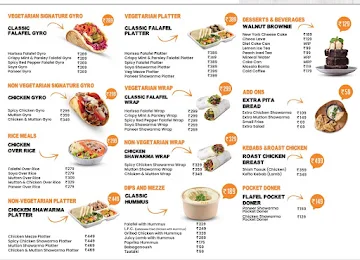 Doner And Gyros menu 