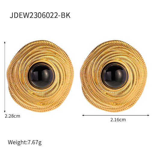 Title 4, Personalized Retro Coil Ear Studs High-grade Fe...