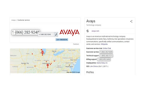 Avaya Browser Extension