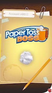 Paper Toss Boss Screenshot