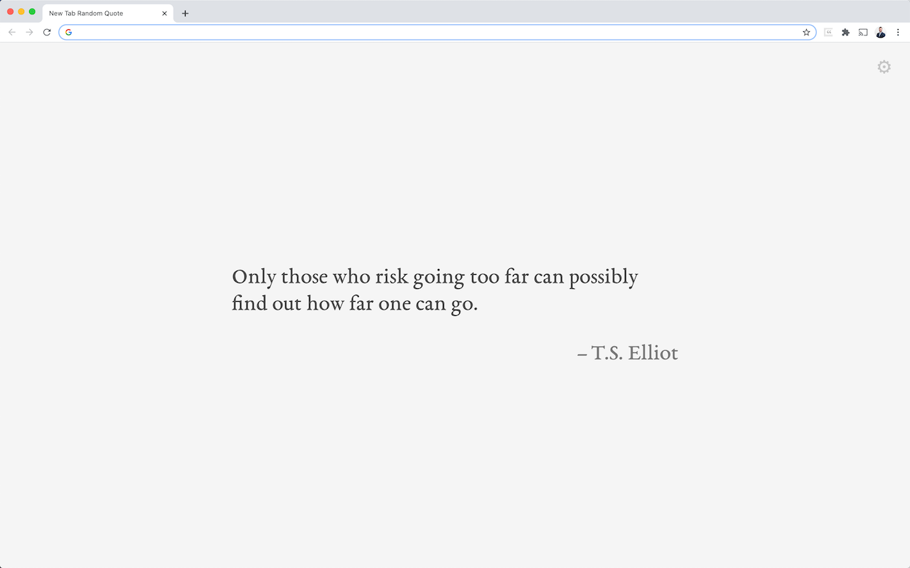 New Tab Random Quote Preview image 3