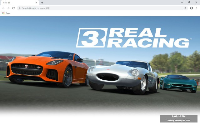 Real Racing 3 New Tab & Wallpapers Collection