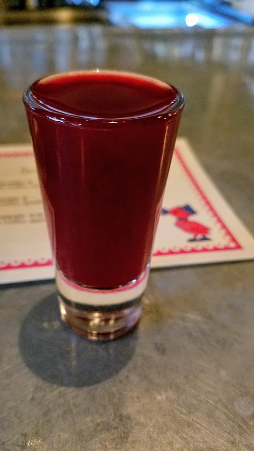 Kachka beet infused libation