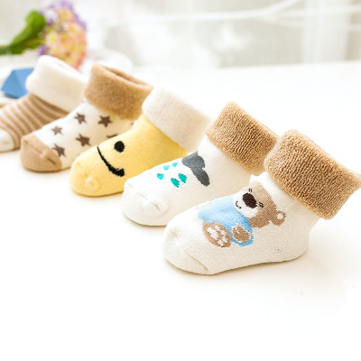 Title 6, Terry Childrens Cotton Socks Thickened Loose M...