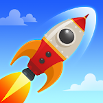 Idle Rocket Sky : Tap Tap Jump Apk