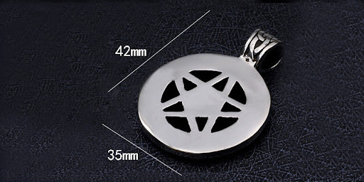 Title 8, Ocean Heart Blue Diamond Crystal Pendant
