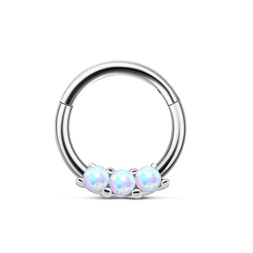 Title 6, Opal Piercing Jewelry Nose Ring Nipple Ring Nos...
