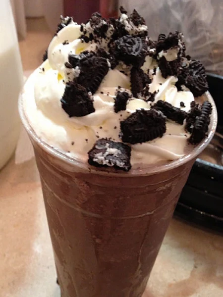 Caramel Cold Coffee With Oreo