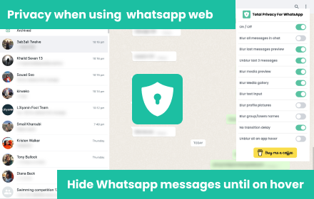 Total Privacy For WhatsApp Web Preview image 0