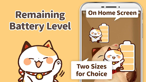 Screenshot Battery widget Maneki Nekko