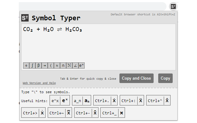 Symbol Typer - Write Math and Symbols Easily Preview image 4