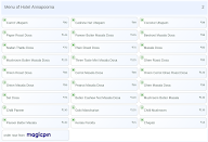 Hotel Annapoorna menu 2