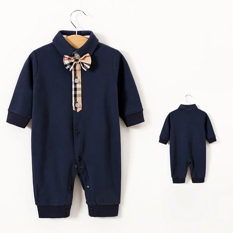 Barboteuse bébé coréenne à manches longues, une pièce, douce et confortable, idéale pour un usage quotidien, garde bébé au chaud et à la mode.