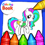 Cover Image of Tải xuống Coloring Horse Pony Hair Rainbow 1.0.2 APK