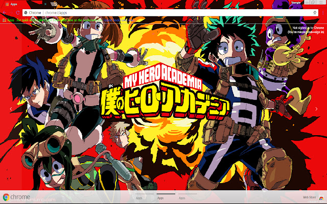 My Hero Academia Boku No 1920X1080 chrome extension