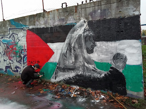 Skup solidarnosti sa palestinskim narodom u Zemunu, otkriven i mural Jaseru Arafatu