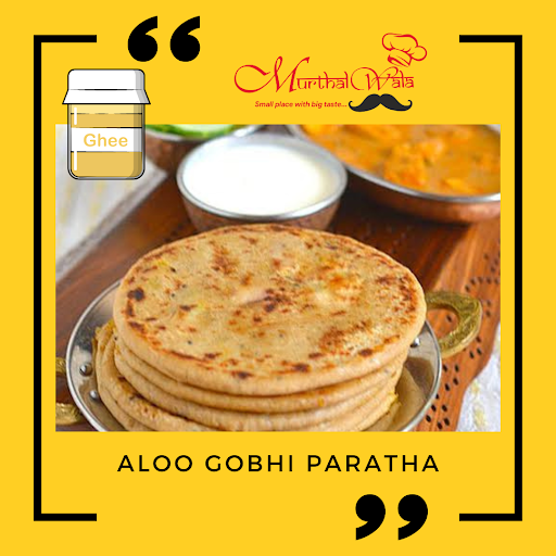 Aloo Gobhi (Desi Ghee) Paratha